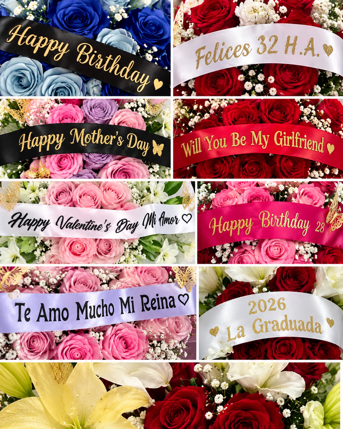 Hand-made word banner