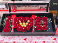 i love u box roses