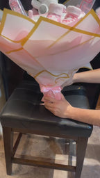 50 diaper girl bouquet